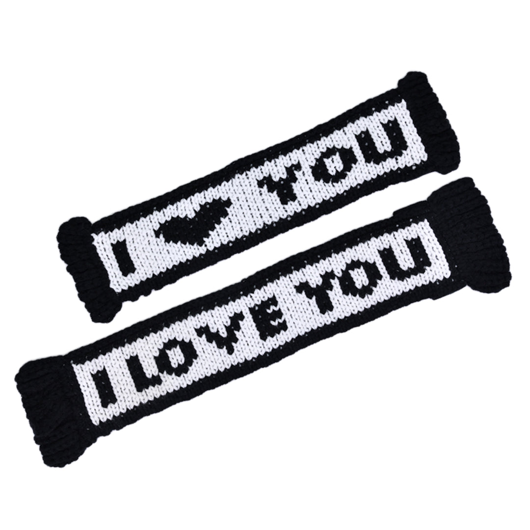 LOVE マフラー black