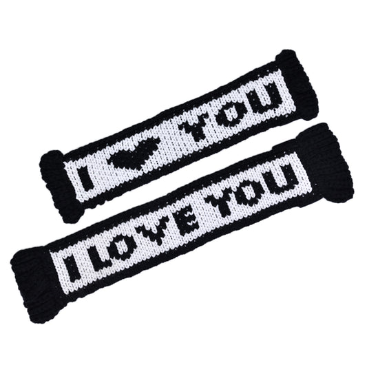 LOVE マフラー black