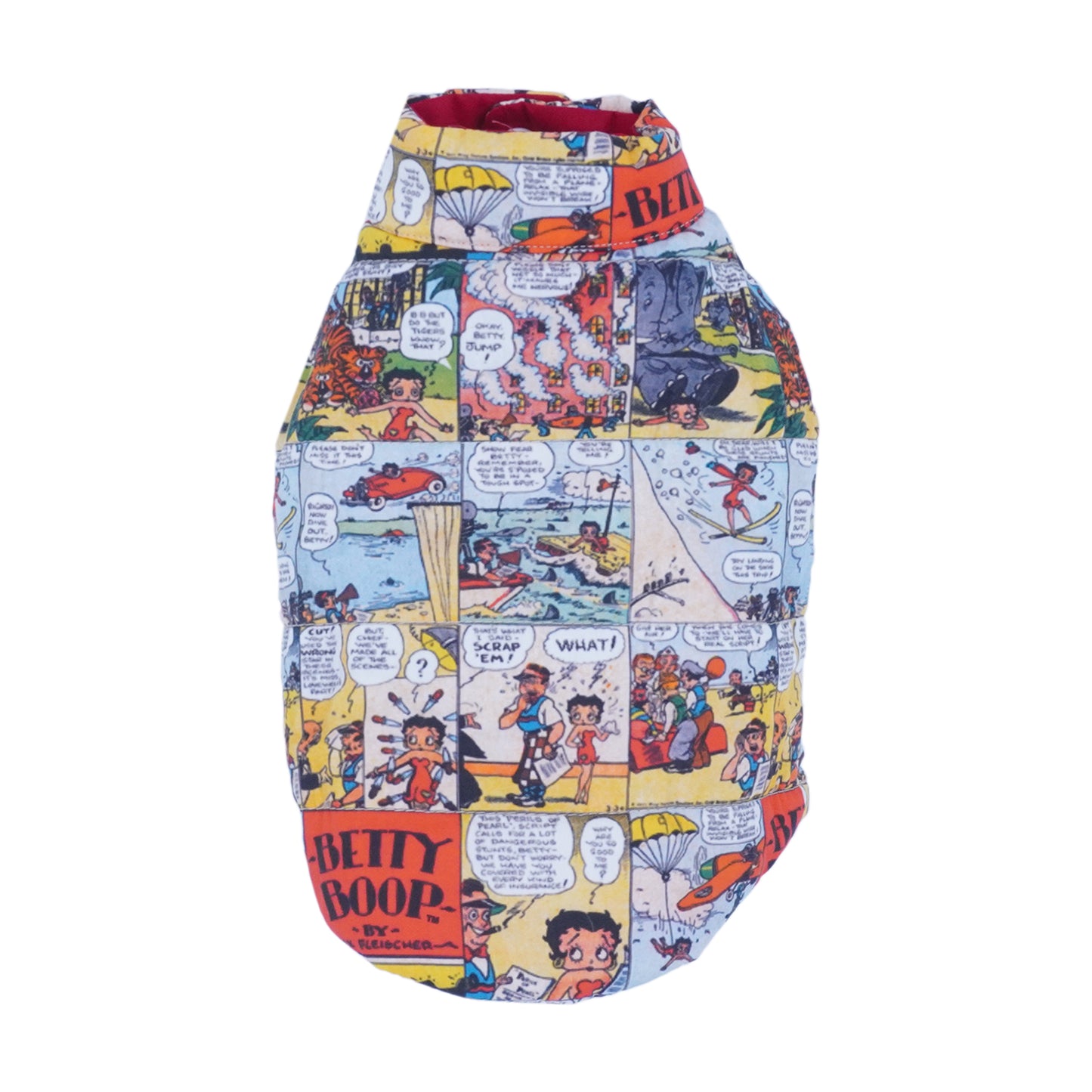 Betty boop Reversible vest red