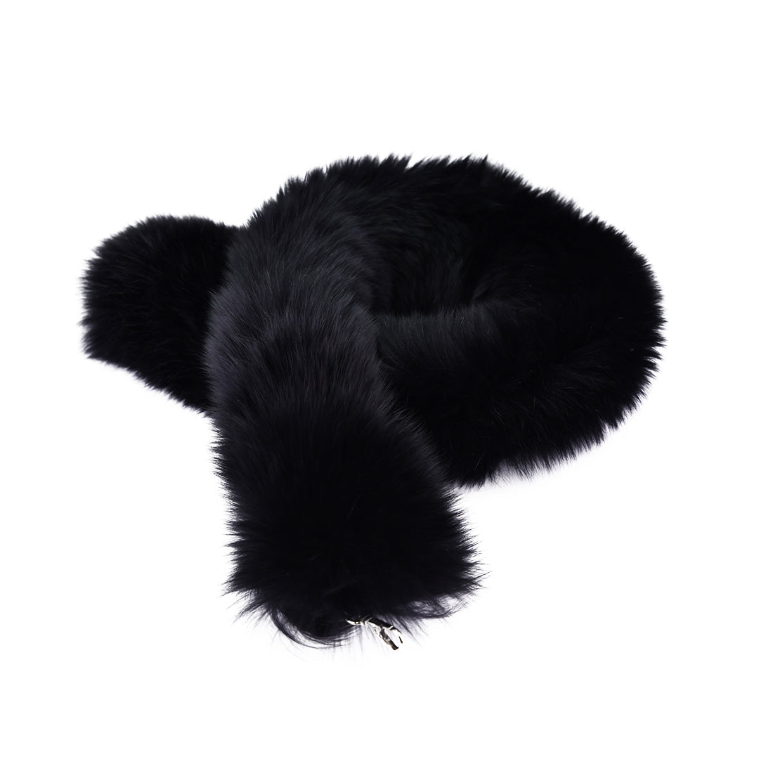 FOXファー カバーストラップ black fonce