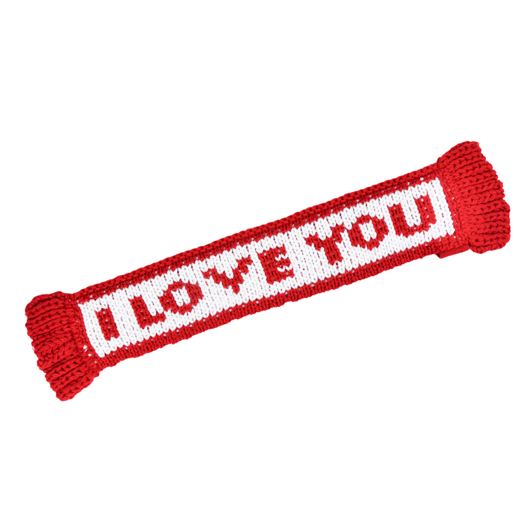 LOVE マフラー Red