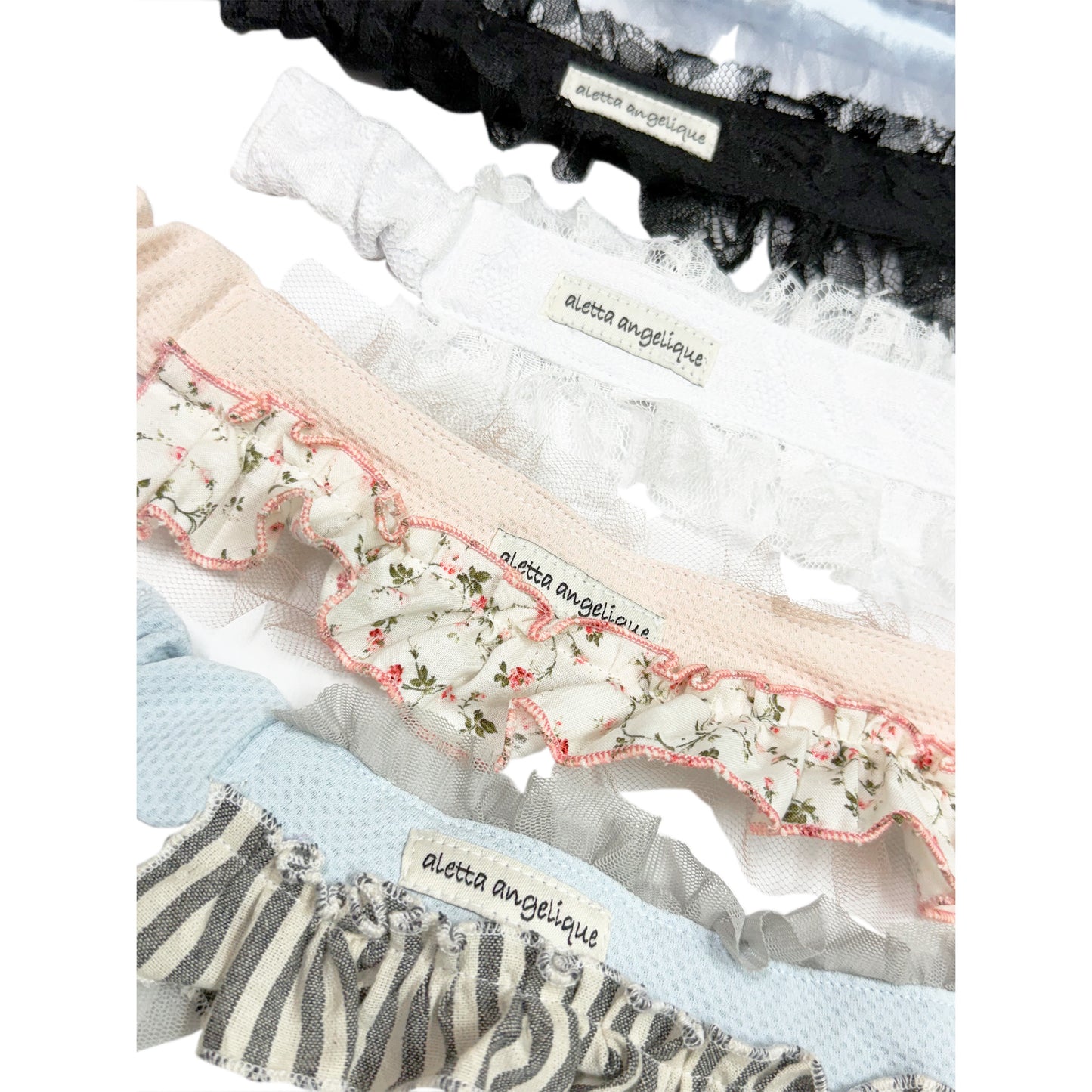 aletta COOL neck -Airy Tulle type- Baby blue