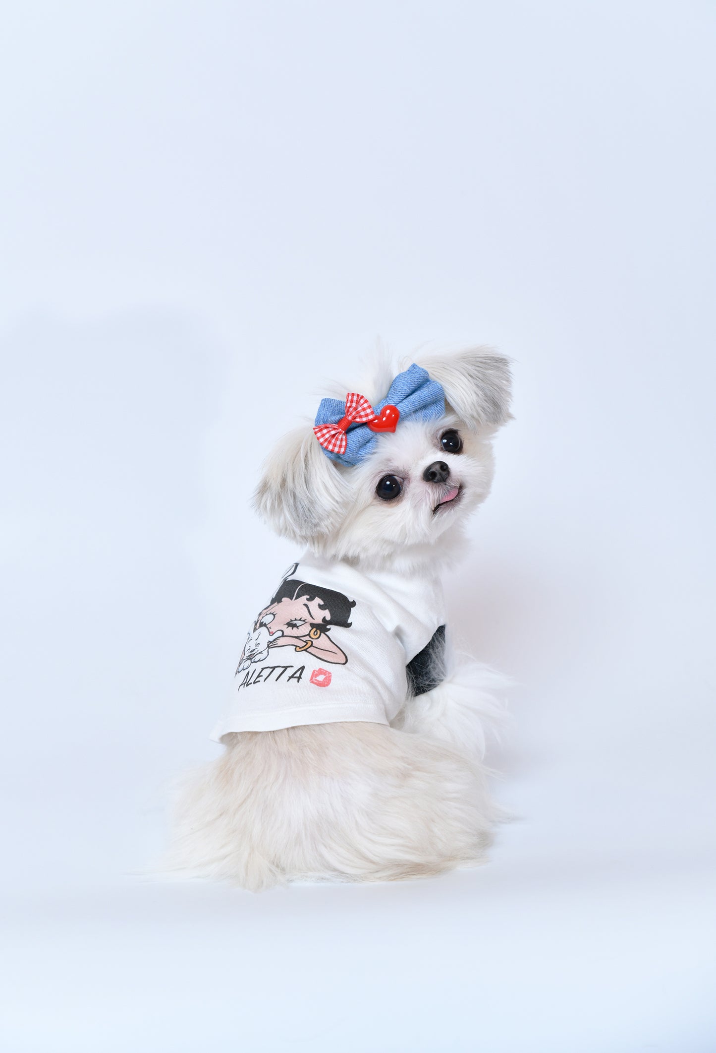 Betty Boop Pair tee white A柄 ☆即納☆