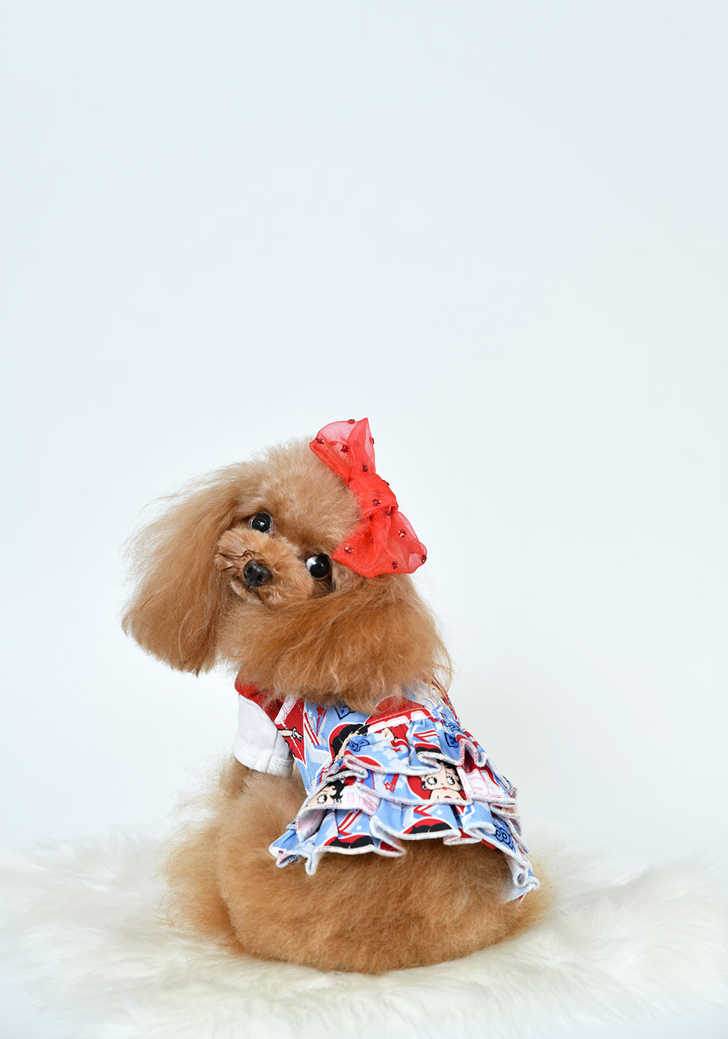 Crystal ribbon バレッタ red ☆Bettyコラボ 10月商品におすすめ☆