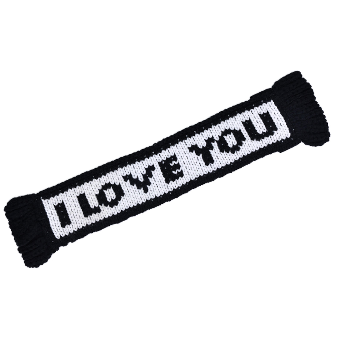 LOVE マフラー black