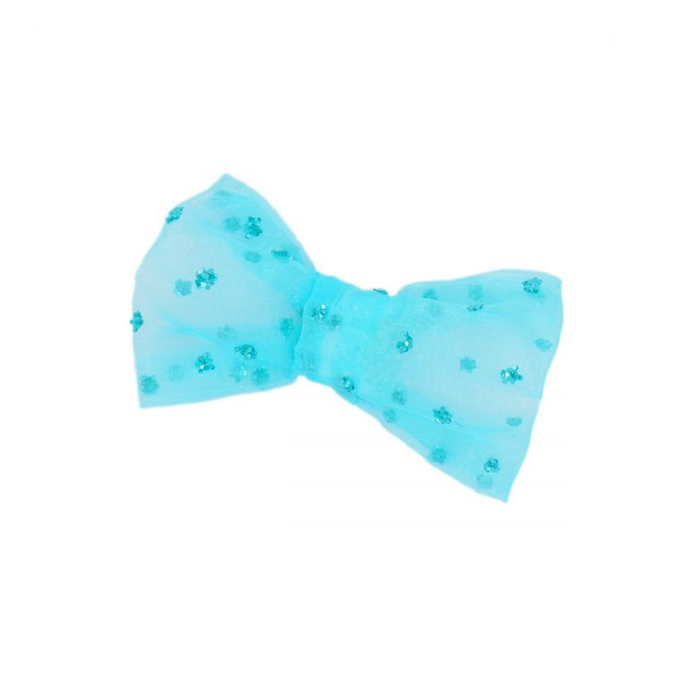 Crystal ribbon バレッタ Blue ☆Bettyコラボ 9月商品におすすめ☆