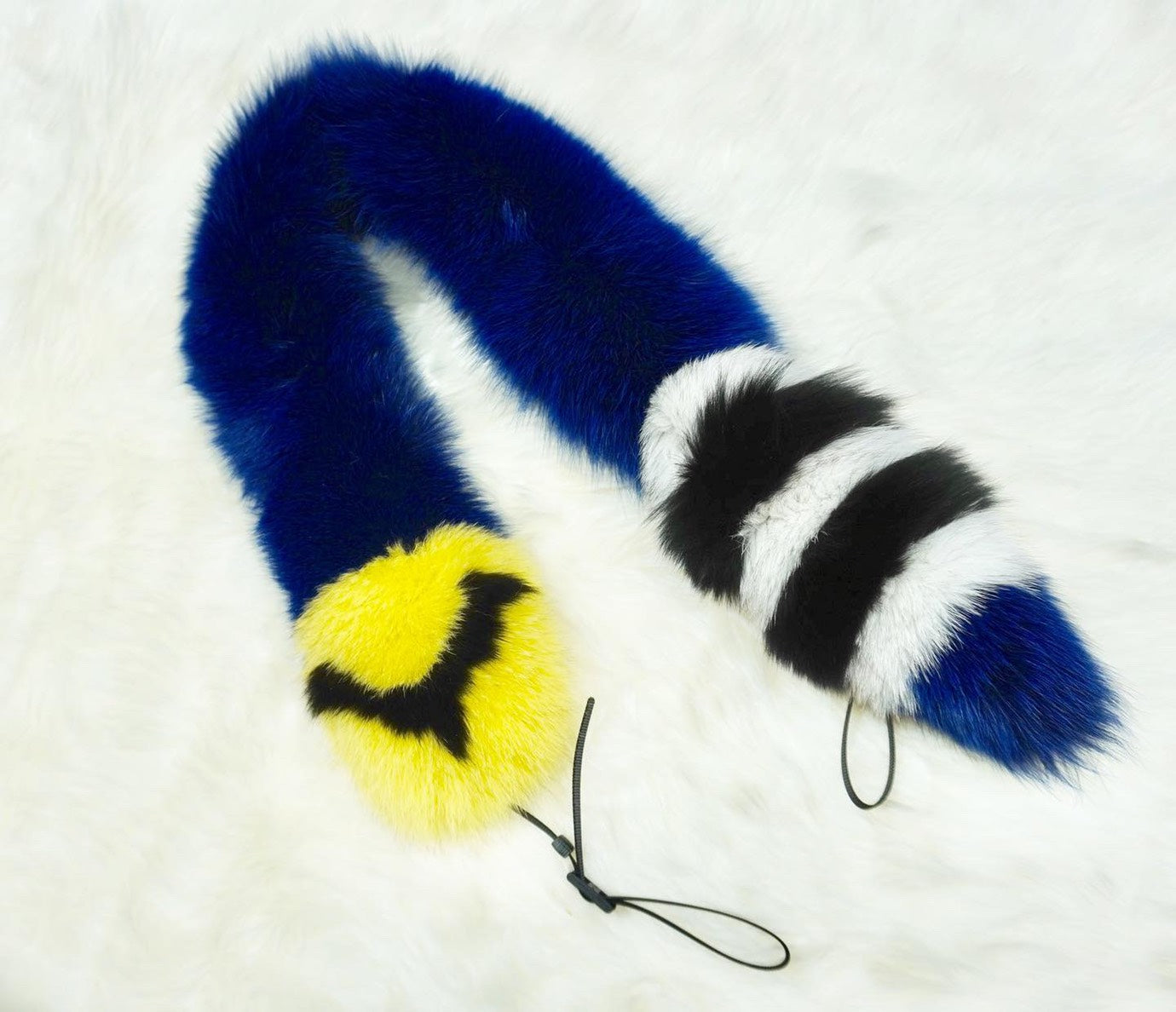 FOXファー カメラストラップ Blue Roy ※再入荷リクエスト