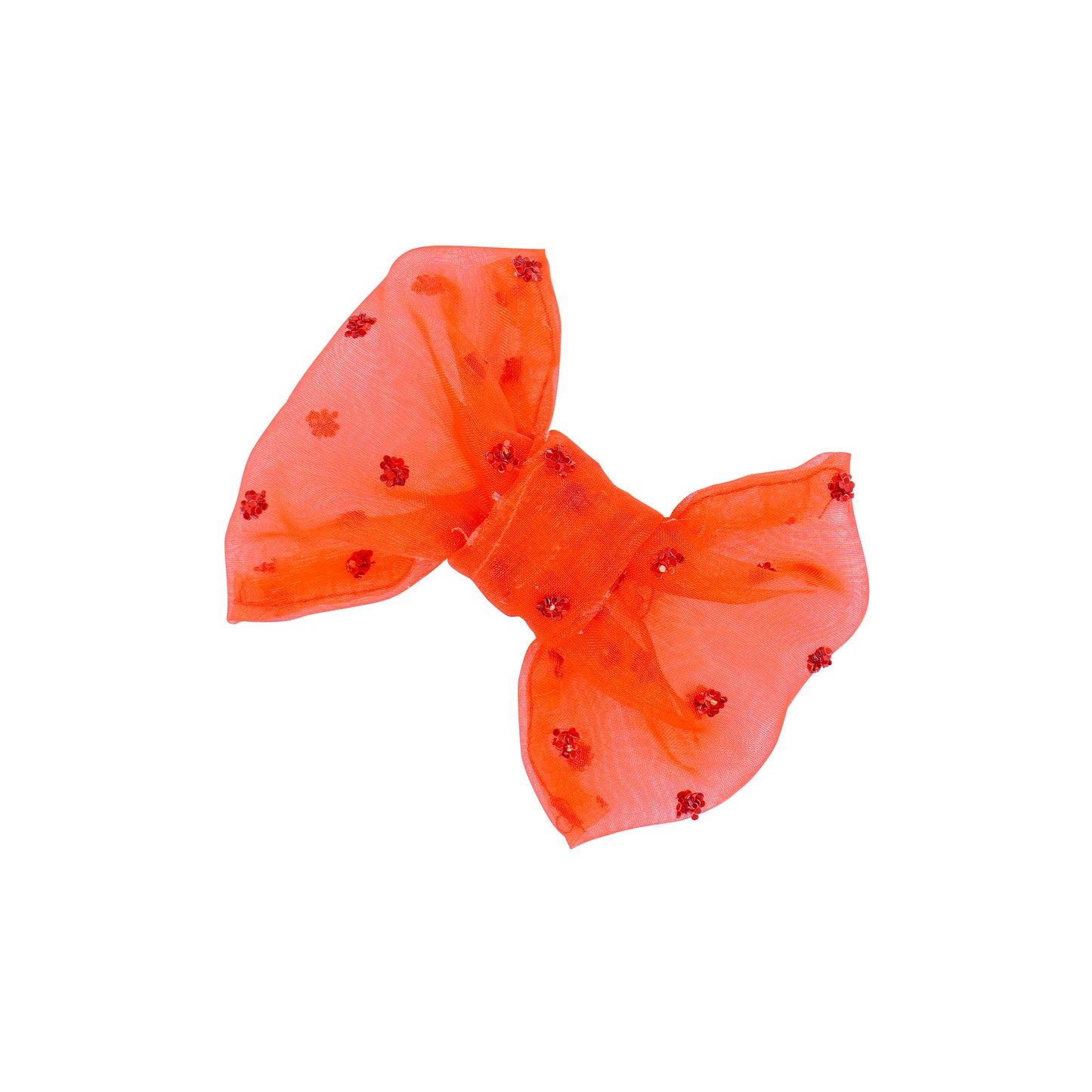 Crystal ribbon バレッタ red ☆Bettyコラボ 10月商品におすすめ☆