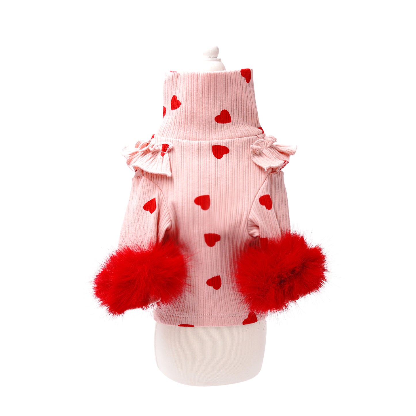 aletta ファータートルニット Heart Pink