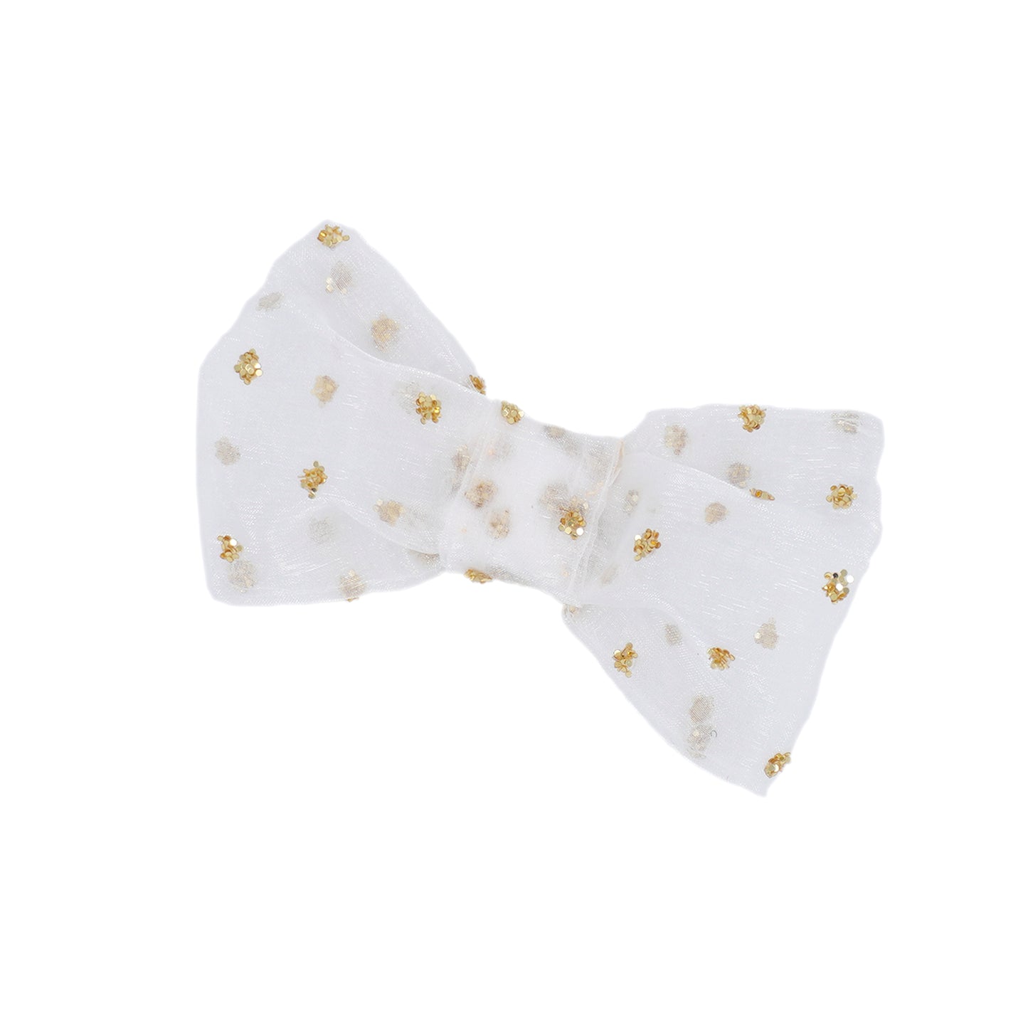 Crystal ribbon バレッタ White gold ☆Bettyコラボ 9月商品におすすめ☆