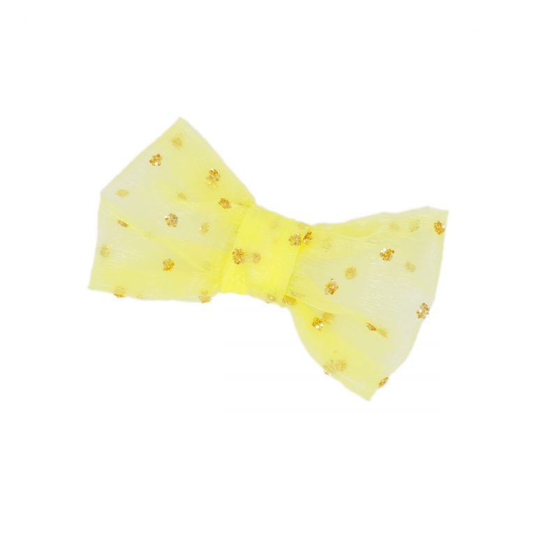 Crystal ribbon バレッタ Yellow ☆Bettyコラボ 9月商品におすすめ☆