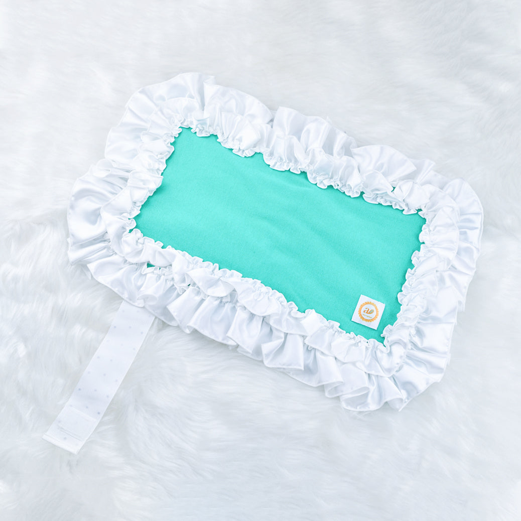 Ribbon cafe mat Tiffany blue web only