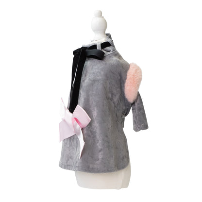 Swarovski 5way dress　gray