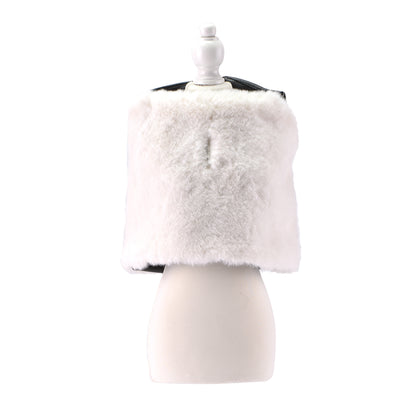 Reversible Fur Leather Jacket white
