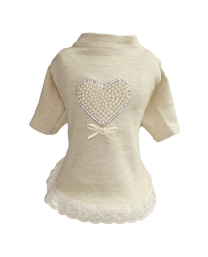 Pearl Heart Baby Dress