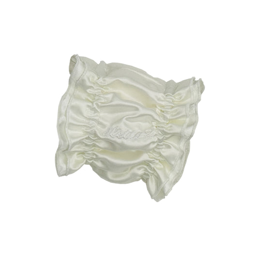 aletta Silk スヌード ホワイト