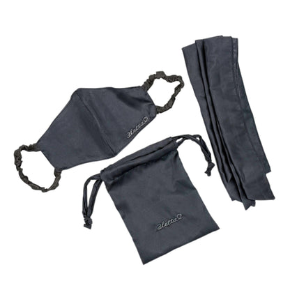 aletta オリジナル Silkマスク チャコール