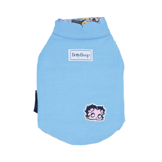 Betty boop Reversible vest blue