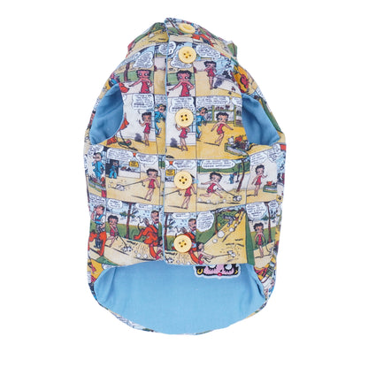 Betty boop Reversible vest blue