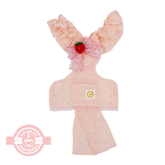 aletta angelique　CAFEエプロン　Strawberry pink