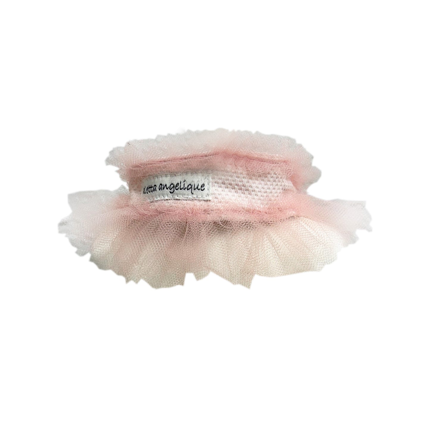 aletta COOL neck  -Airy Tulle type- Baby pink