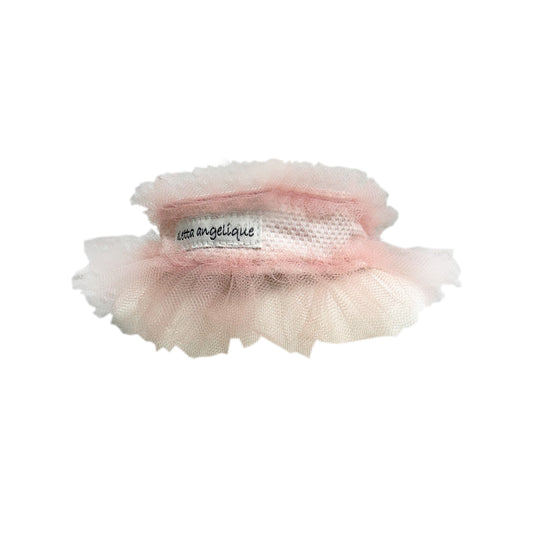 aletta COOL neck  -Airy Tulle type- Baby pink