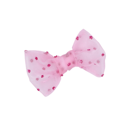 Crystal ribbon バレッタ Pink　☆Bettyコラボ 9月商品におすすめ☆